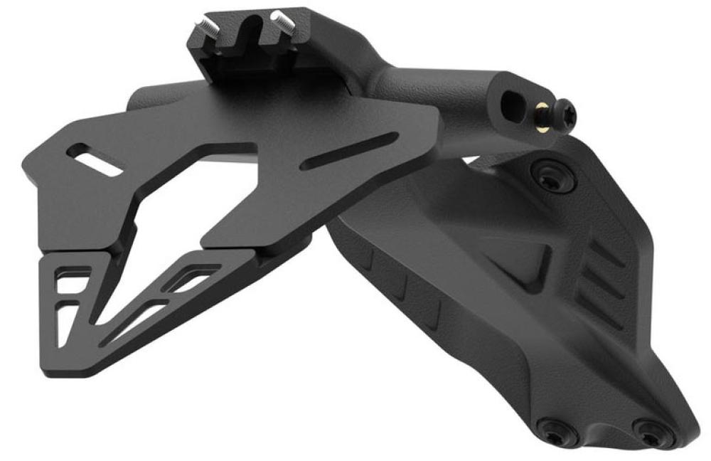 Triumph Speed Triple 1200 RS Kennzeichenhalter in SCHWARZ  2021 + Evotech Performance
